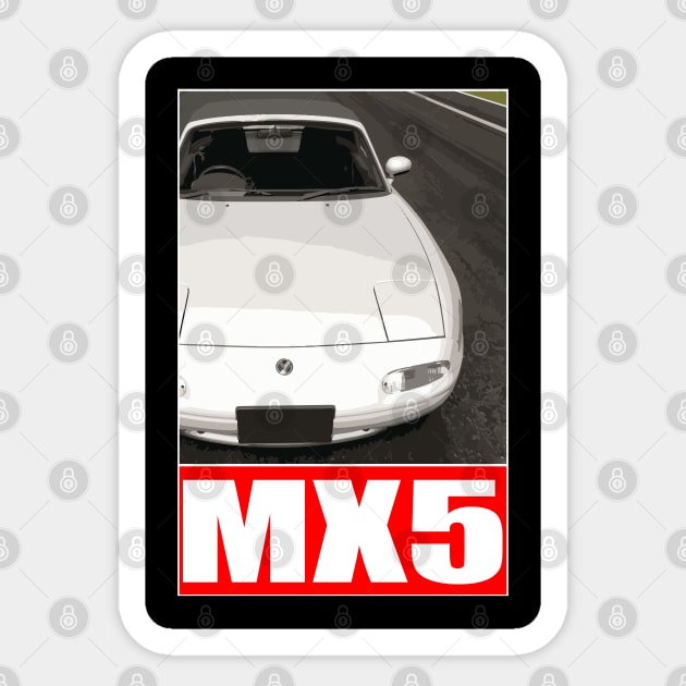 MX5 Sticker by 5thmonkey